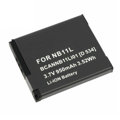 950mAh Replacement Battery for Canon PowerShot A3400 IS A4000 Digital ELPH 160 - Click Image to Close