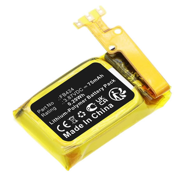 3.87V 75mAh Replacement Battery for Fitbit Inspire 3 Fitness Watch FB424 391220 (image for) 3.87V 75mAh Replacement Battery for Fitbit Inspire 3 Fitness Watch FB424 391220