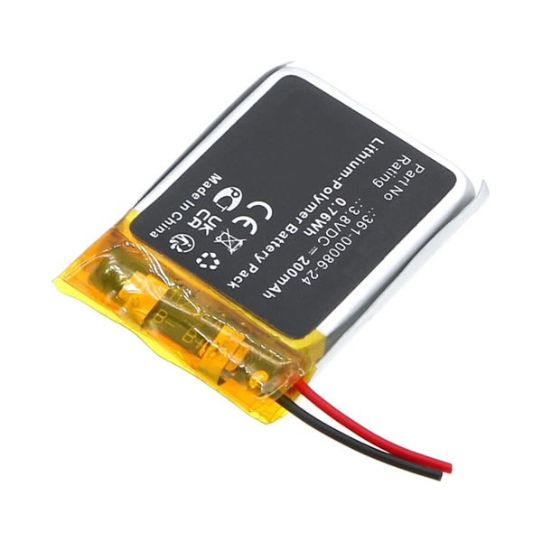 3.8V 200mAh Replacement Battery for 361-00086-24 Garmin Instinct Solar Outdoor Smartwatch (image for) 3.8V 200mAh Replacement Battery for 361-00086-24 Garmin Instinct Solar Outdoor Smartwatch
