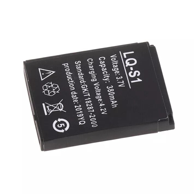 3.7V 380mAh LQ-S1 Replacement Battery for Smartwatch GT08 X6 V8 W8 QW09 GDS-S9 RYX-NX9 HKX-S1 (image for) 3.7V 380mAh LQ-S1 Replacement Battery for Smartwatch GT08 X6 V8 W8 QW09 GDS-S9 RYX-NX9 HKX-S1