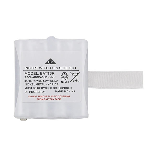 4.8V 1000mAh Replacement Battery for Midland BATT-6R BATT6R AVP8 Two Way Radio (image for) 4.8V 1000mAh Replacement Battery for Midland BATT-6R BATT6R AVP8 Two Way Radio