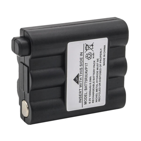 6.0V 1000mAh Replacement Battery for BATT5RX AVP17 Midland GXT-800 GX-T808 GXT-850 GXT-881 GXT-895 (image for) 6.0V 1000mAh Replacement Battery for BATT5RX AVP17 Midland GXT-800 GX-T808 GXT-850 GXT-881 GXT-895