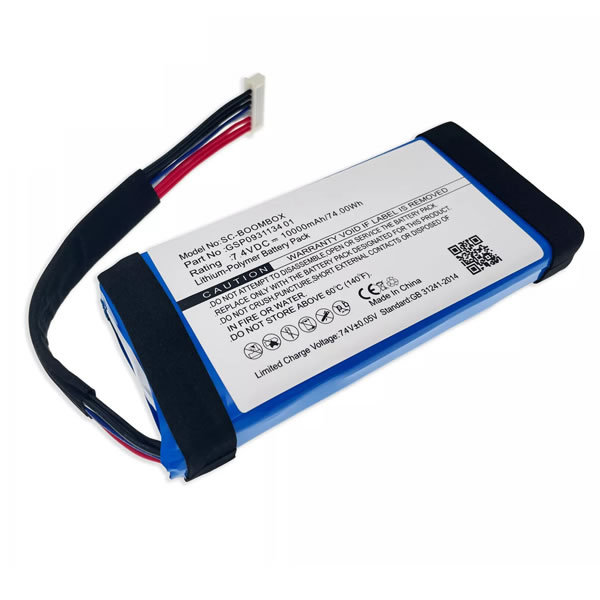7.4V 10000mAh GSP0931134 01 Replacement Battery for JBL Boombox JEM3316 JEM3317 JEM3318 (image for) 7.4V 10000mAh GSP0931134 01 Replacement Battery for JBL Boombox JEM3316 JEM3317 JEM3318