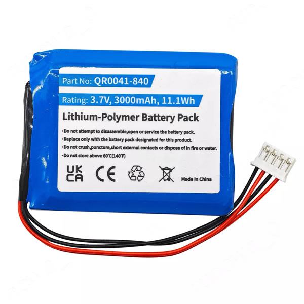 3.7V QR0041-840 Replacement Battery for Qolsys IQ Panel 2 Panel 2 Plus (image for) 3.7V QR0041-840 Replacement Battery for Qolsys IQ Panel 2 Panel 2 Plus