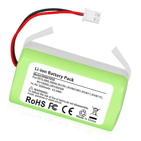 RVBAT850 14.4V 3000mAh Replacement Battery for Shark Robot Vacuum RV2000WD RV2001WD RV2001DRUS RV2001WRUS UR1100SRUS (image for) RVBAT850 14.4V 3000mAh Replacement Battery for Shark Robot Vacuum RV2000WD RV2001WD RV2001DRUS RV2001WRUS UR1100SRUS