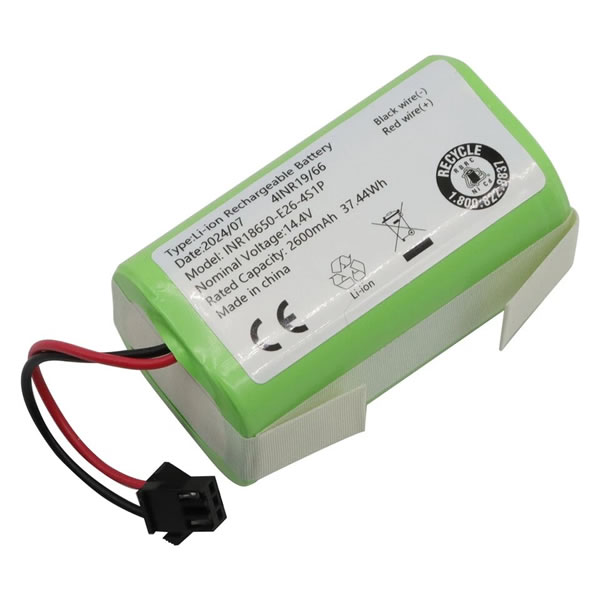14.4V Battery for Tesvor Robot Vaccum S4 S6 V300S X580 N1 X500 Pro 2600mAh Replacement (image for) 14.4V Battery for Tesvor Robot Vaccum S4 S6 V300S X580 N1 X500 Pro 2600mAh Replacement
