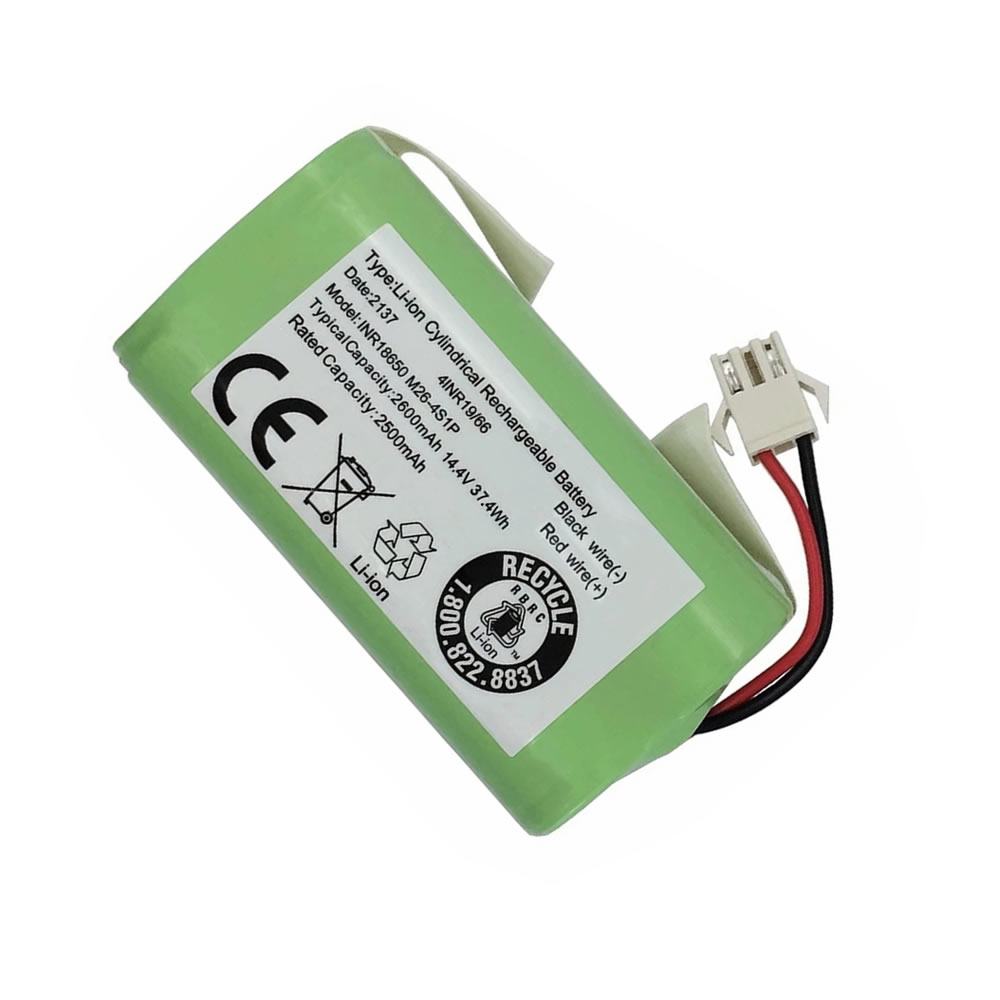 14.8V 2600mAh Replacement Vacuum Battery for Coredy R300 R500 R550 R580 R650 R750-1600Pa R3500 (image for) 14.8V 2600mAh Replacement Vacuum Battery for Coredy R300 R500 R550 R580 R650 R750-1600Pa R3500