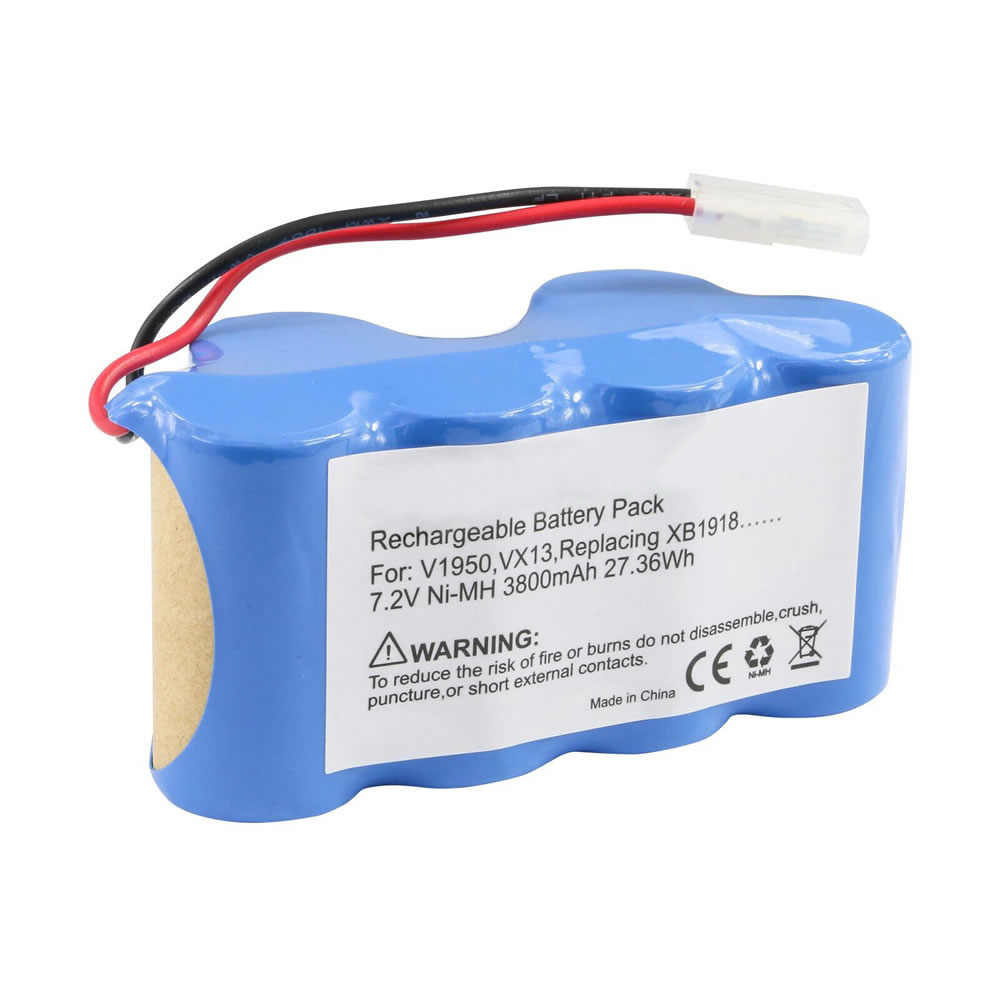 7.2V 3000mAh Replacement Cordless Vacuum Battery for Euro-Pro Shark XB1918 V1917 V1950 VX3 (image for) 7.2V 3000mAh Replacement Cordless Vacuum Battery for Euro-Pro Shark XB1918 V1917 V1950 VX3