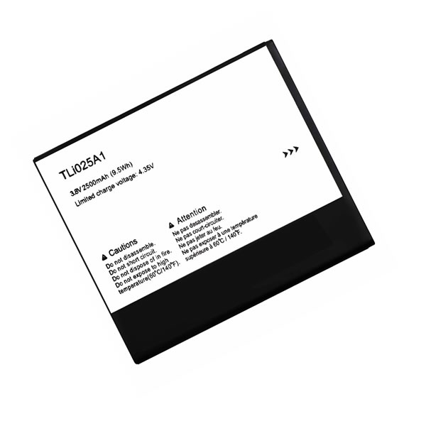 3.8V Replacement Battery Tli025A1 for Alcatel Pop4 5051X 5051D 2500mAh (image for) 3.8V Replacement Battery Tli025A1 for Alcatel Pop4 5051X 5051D 2500mAh