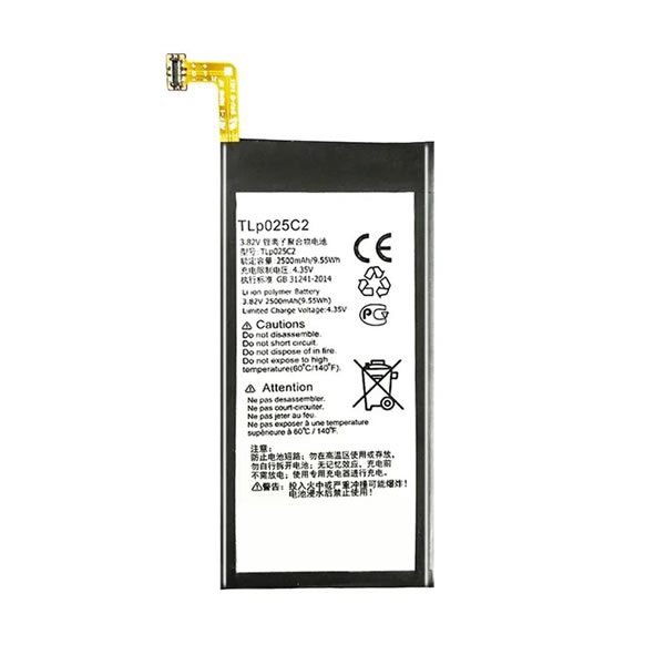 3.82V Replacement Battery TLp025C2 TLP025C1 for Alcatel One Touch POP 3 Fierce 4 Pop 4 Plus 4+ Allura 2500mAh (image for) 3.82V Replacement Battery TLp025C2 TLP025C1 for Alcatel One Touch POP 3 Fierce 4 Pop 4 Plus 4+ Allura 2500mAh