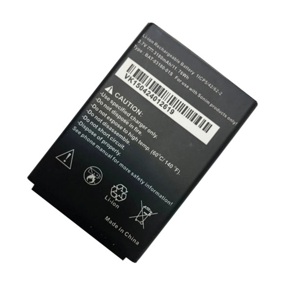 3.85V Replacement Battery for Sonim XP5s XP5800 XP5 XP5700 BAT-03180-01S 3180mAh (image for) 3.85V Replacement Battery for Sonim XP5s XP5800 XP5 XP5700 BAT-03180-01S 3180mAh