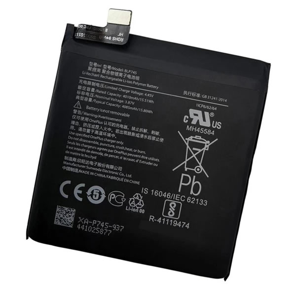 Replacement 3.87V BLP745 Battery for OnePlus 7T 7T Pro HD1913 HD1910 HD1925 (image for) Replacement 3.87V BLP745 Battery for OnePlus 7T 7T Pro HD1913 HD1910 HD1925