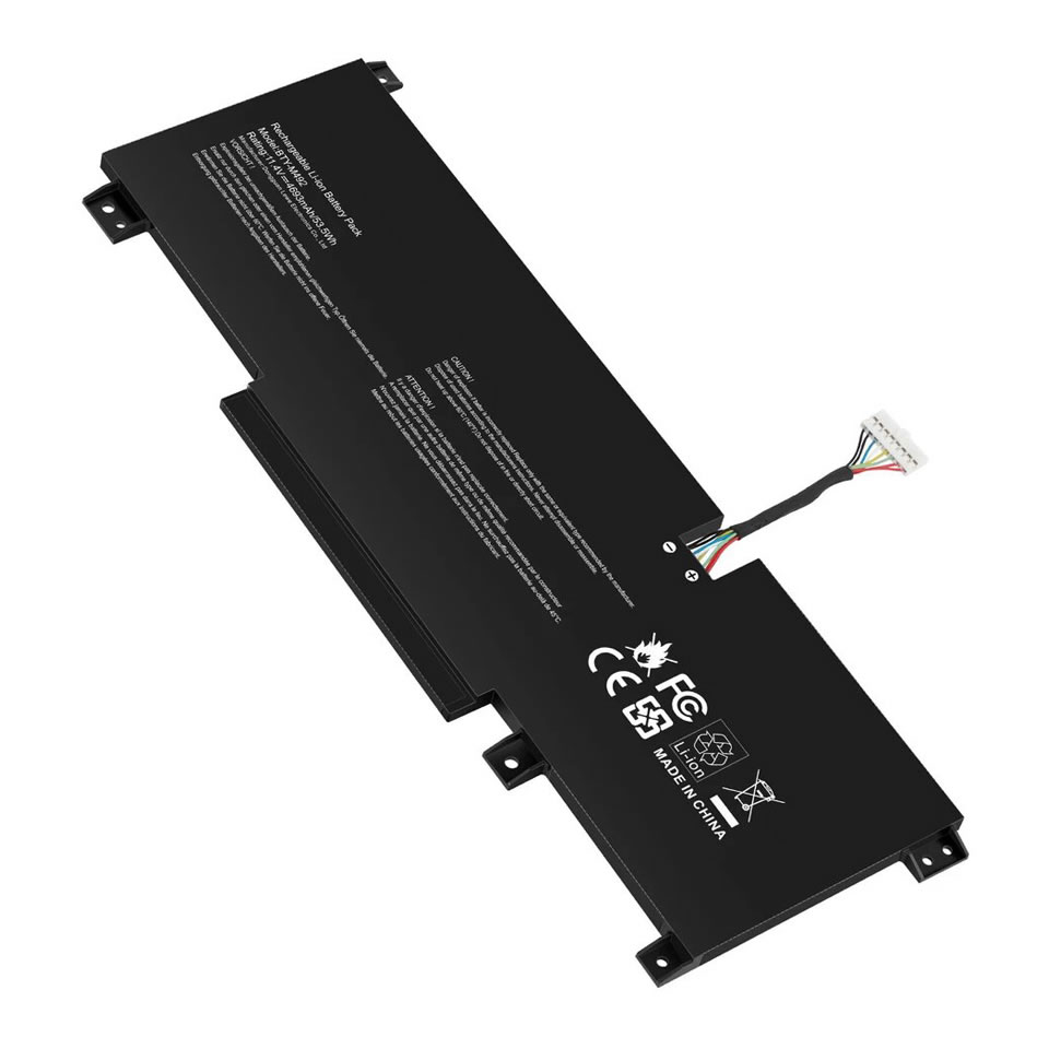 11.4V Replacement Battery for MSI BTY-M492 3ICR6/71/74 WF66 11UI-482TW 11UJ-481tw Pulse gl66 11UDK-033tw Crosshair 15 17 A11uck 53.5Wh (image for) 11.4V Replacement Battery for MSI BTY-M492 3ICR6/71/74 WF66 11UI-482TW 11UJ-481tw Pulse gl66 11UDK-033tw Crosshair 15 17 A11uck 53.5Wh
