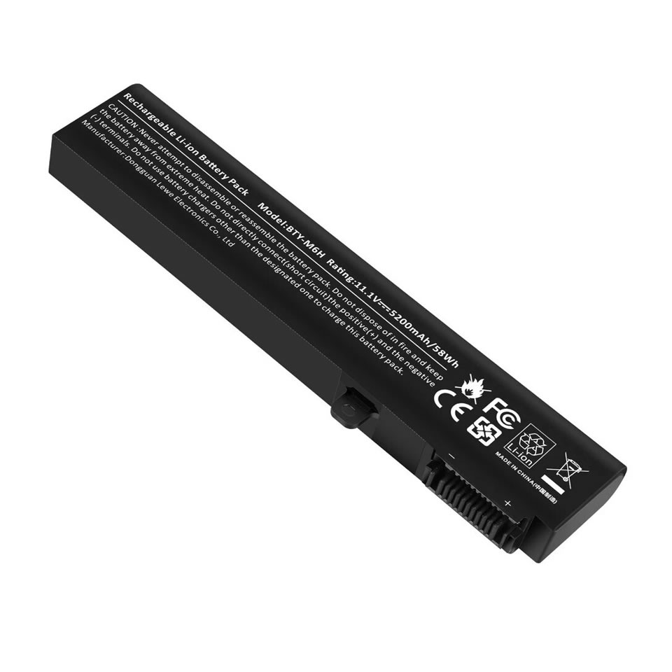 11.1V Replacement Battery for MSI BTY-M6H 3ICR19/65-2 3ICR19/66-2 MS-16J1 MS-16J2 GE62 2QC-264xcn 2QD-018xcn GP62 2QE-215Xcn 58Wh (image for) 11.1V Replacement Battery for MSI BTY-M6H 3ICR19/65-2 3ICR19/66-2 MS-16J1 MS-16J2 GE62 2QC-264xcn 2QD-018xcn GP62 2QE-215Xcn 58Wh