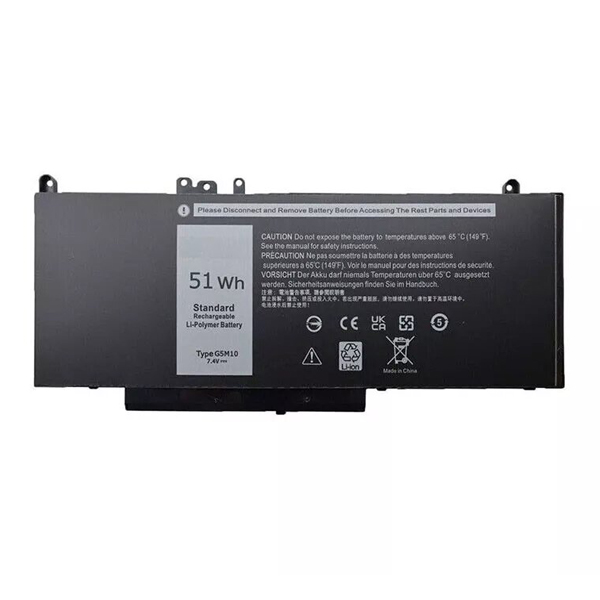 Replacement 7.4V G5M10 Battery for Dell Latitude E5250 E5450 E5550 Series Notebook (image for) Replacement 7.4V G5M10 Battery for Dell Latitude E5250 E5450 E5550 Series Notebook