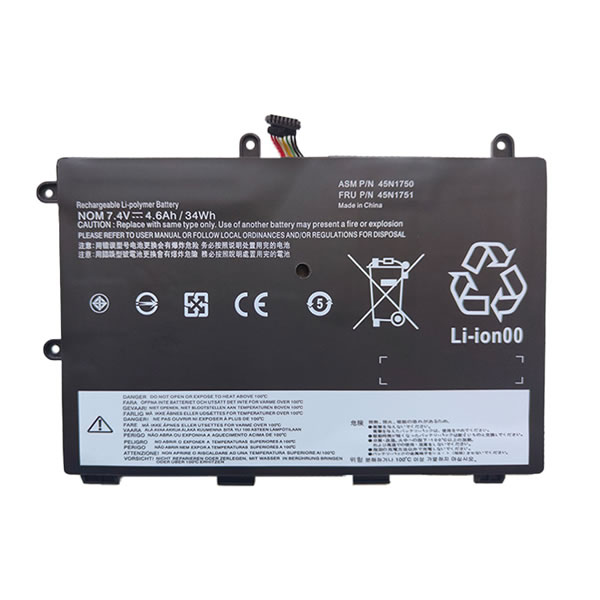 7.4V Replacement Battery for Lenovo 45N1748 45N1749 45N1750 45N1751 ThinkPad Yoga 11E Series Laptop 34Wh (image for) 7.4V Replacement Battery for Lenovo 45N1748 45N1749 45N1750 45N1751 ThinkPad Yoga 11E Series Laptop 34Wh